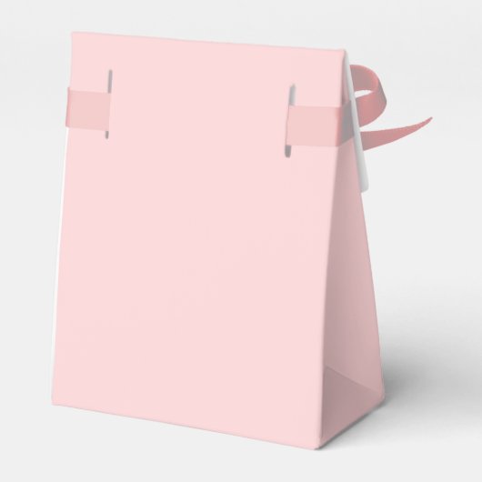 Roze Initialen bruiloft Bedankdoosjes (Achterkant)