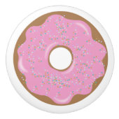 Roze inkeping Donut Doughnut Kabinet Knop Drawer P (Voorkant)