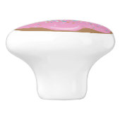 Roze inkeping Donut Doughnut Kabinet Knop Drawer P (Zijkant)