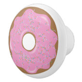 Roze inkeping Donut Doughnut Kabinet Knop Drawer P (Rechts)
