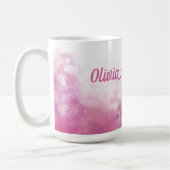 Roze inkt Aangepast Koffiemok (Links)