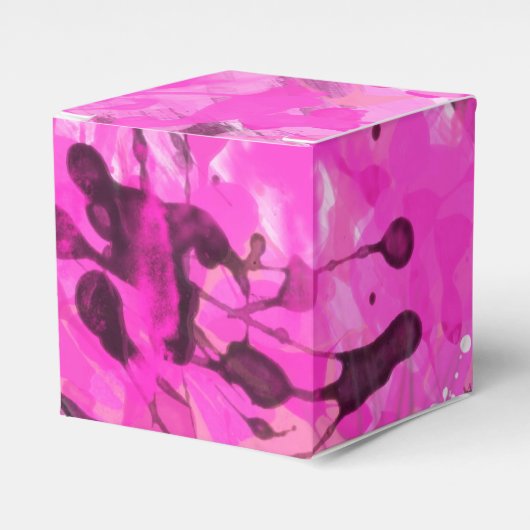 Roze Inkt Bedankdoosjes (Voorkant Zijde)