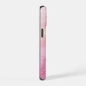 Roze inkt iPhone 15 case (Rechterkant)
