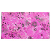 Roze inkt kussensloop (Voorkant-Rechts)