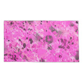 Roze inkt kussensloop (Achterkant-Links)