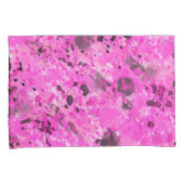 Roze inkt kussensloop (Voorkant-Rechts)