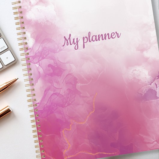 Roze Inkt  Planner