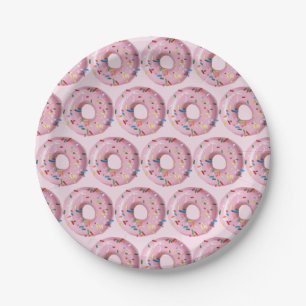 Roze inktprinkel Donut Shop Paper Bord