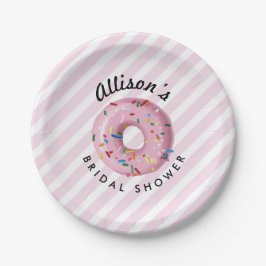 Roze inktprinkel Donut Shop Paper Bord