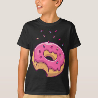 Roze inktprinkle Donut Pocket Doughnut Lovers T-shirt