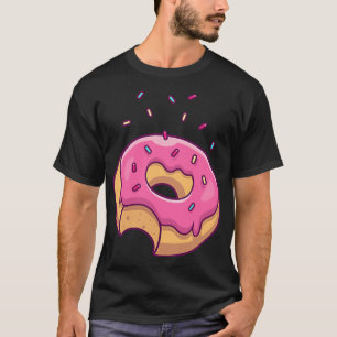 Roze inktprinkle Donut Pocket Doughnut Lovers T-shirt