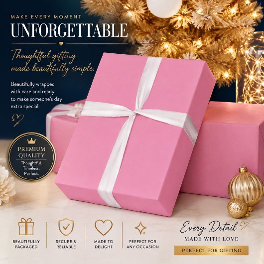 Roze Inpakpapier | Luxe Geschenkverpakking
