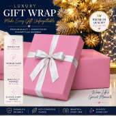 Roze Inpakpapier | Luxe Geschenkverpakking