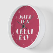 Roze Inspirerend MAKEN HET EEN GEWELDIGE DAG MODER (Hoek)