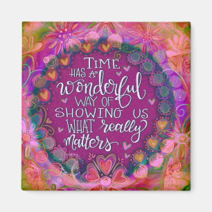 Roze Inspirerend Quote Inspirivity Magnet