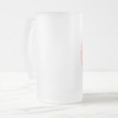 Roze Instant Pirate Matglas Bierpul (Voorkant links)