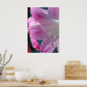 Roze insteekprinter poster (Keuken)