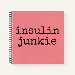 Roze insulinejunkie-planner notitieboek