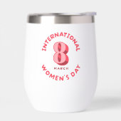Roze Internationale Vrouwendag 8 maart (Links)