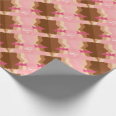 roze internationale vrouwendag cadeaupapier (Hoek)