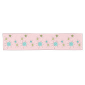 Roze ionische atoomstootstang korte tafelloper (Horizontaal)