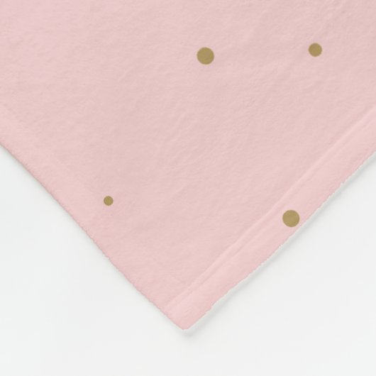 Roze ionische stoot fleece deken (Hoek)