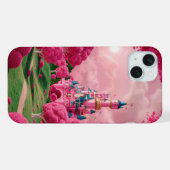Roze iPhone 13 Hoesje 15 Plus Case (Achterkant horizontaal)