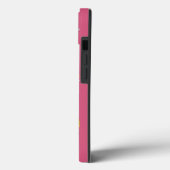 Roze iPhone 13 Hoesje met Lego Stijl (Achterkant / Links)