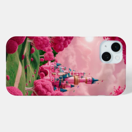 Roze iPhone 13 telefoonhoesje Case-Mate iPhone Case (Achterkant (horizontaal))