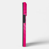 Roze iPhone Case Gift met Harten Custom Jouw naam (Achterkant / Rechts)