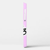 Roze iPhone-draagtas met tennisontwerp Case-Mate iPhone Case (Achterkant / Links)