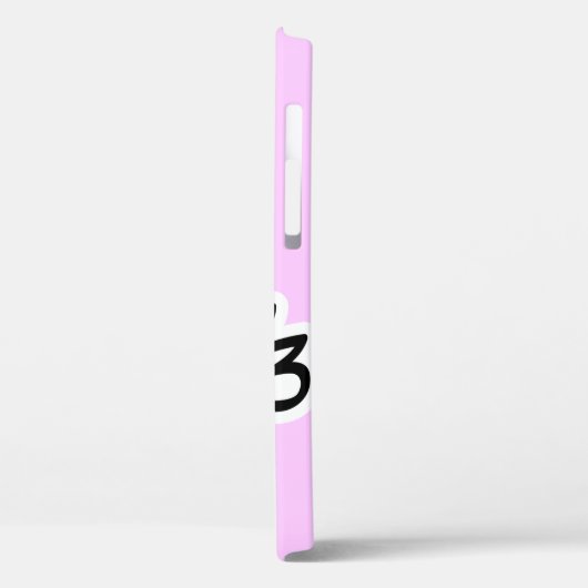 Roze iPhone-draagtas met tennisontwerp Case-Mate iPhone Case (Achterkant / Links)