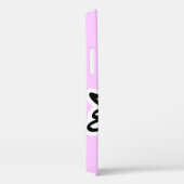 Roze iPhone-draagtas met tennisontwerp Case-Mate iPhone Case (Achterkant / Rechts)