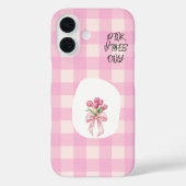 Roze iPhone hoesje (Achterkant)