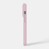 roze iphone hoesje 15 pro case (Linkerkant)