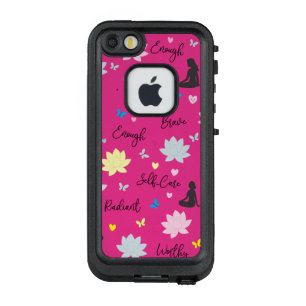 Roze iPhone SE / 5 5s Hoesje Zelfliefde iphone Hoe