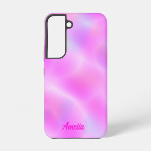 Roze Iridescent gepersonaliseerd Samsung Galaxy Ho Samsung Galaxy Hoesje