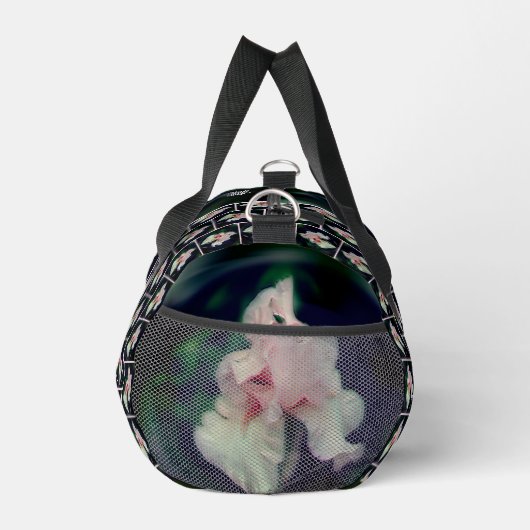 Roze Iris Bloem Abstracte Kunst Gepersonaliseerd Plunjezak (Rechts)