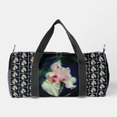 Roze Iris Bloem Abstracte Kunst Gepersonaliseerd Plunjezak (Achterkant)