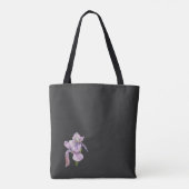 Roze Iris Love Moederdag Tote Bag (Achterkant)