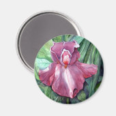 Roze Iris Magneet (Voorkant / Achterkant)
