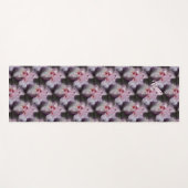 Roze Iris-ventilatorNatuur, speciaal aangepast Yogamat (Voorkant (horizontaal))