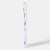 Roze Iriserende Mermaidcore Zee Schelp Parel Y2K Case-Mate iPhone Case (Achterkant / Links)