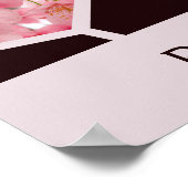 Roze is alles wat ik heb! 11 Afbeeldingen Hexagon Poster (Hoek)