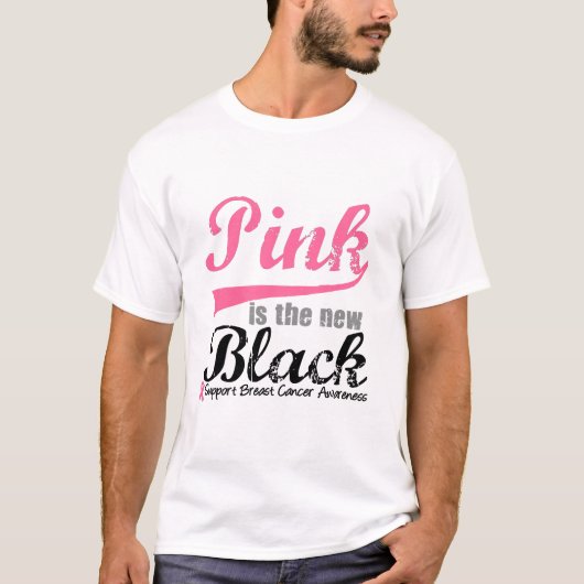 Roze is de Nieuwe Zwart T-shirt (Voorkant)