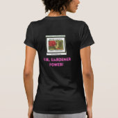 Roze is het nieuwe groen! Tshirt Dames Korte hoeze (Achterkant)