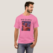 ROZE IS MANNELIJK. T-SHIRT (Voorkant volledig)