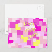 Roze is mij briefkaart (Voorkant / Achterkant)