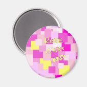 Roze is mij magneet (Voorkant / Achterkant)
