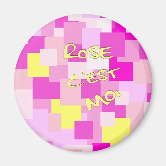 Roze is mij magneet (Voorkant)